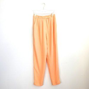 Alberto Makali Pants Womens XS Dress Trouser High Waisted Peach Fuzz Light 26x30